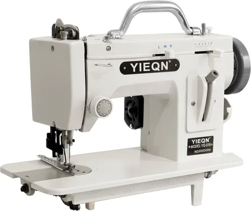 YQ-518 Máquina de coser portátil para caminar/pie en zigzag - para fines domésticos Coser y reparar materiales gruesos
