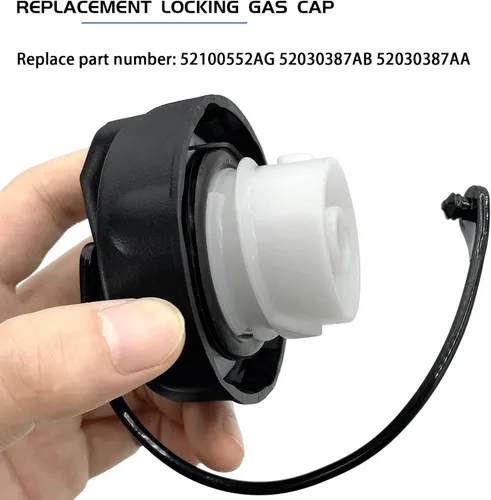 Miniatura 2 de 52100552AG Tapa de gasolina de repuesto para Jeep Wrangler JK TJ Liberty Cherokee Compass Commander Patriot Grand Cherokee 2000-2018 y más