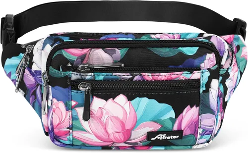 Miniatura 14 de Riñonera para hombres y mujeres, con correa ajustable para entrenamiento al aire libre, viajes, casual, correr, senderismo, ciclismo