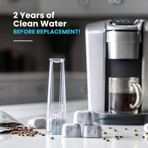 Miniatura 7 de Filtros de agua de K&J compatibles con Keurig, paquete de 12, ajuste universal (no Cuisinart), filtros compatibles con Keurig, filtros de agua