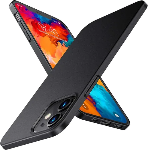Miniatura 16 de TORRAS Ajuste Delgado funda para iPhone 12 Pro Max, funda ultrafina con agarre antideslizante y sin huellas dactilares, funda de plástico duro súper