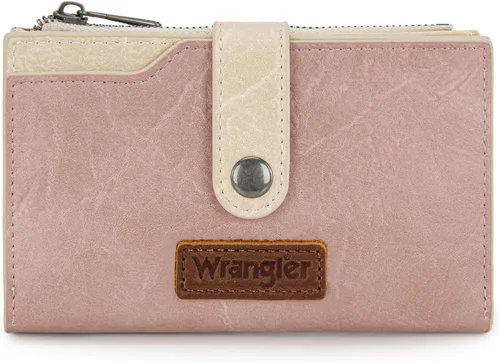 Miniatura 14 de Wrangler - Billetera para mujer con tarjetero plegable, cierre y ventana para identificación