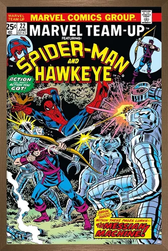 Miniatura 14 de Trends International Marvel Comics - Póster de pared de Hawkeye y Spider-Man Versión premium sin marco