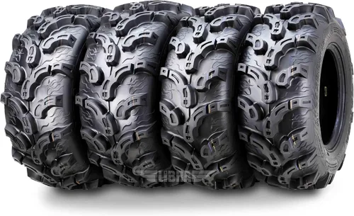 Miniatura 9 de WANDA Juego de 4 neumáticos Premium ATV/UTV 25x8-12 25x8x12 delanteros y traseros Super Lug Mud
