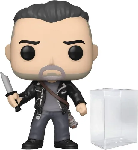 POP The Walking Dead - Figura de vinilo de Negan FTM Funko (paquete con funda protectora de caja compatible), multicolor, 3.75 pulgadas