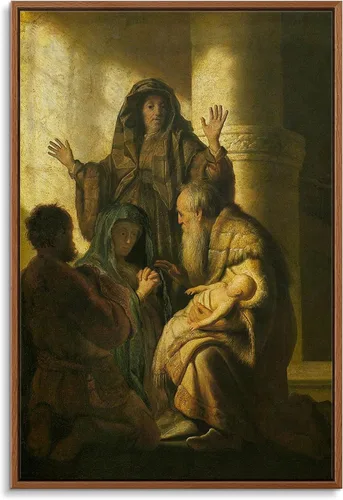 Miniatura 21 de Cuadro en lienzo con marco flotante para pared - El triunfo del cristianismo sobre el paganismo de Gustave Doré - 16 x 24 pulgadas