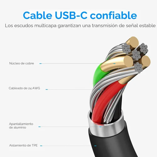 Miniatura 3 de Bloque de Carga Rápida USB-C de 25W con Cable C a C [Compatible con PD PPS] para Galaxy S24/S23/S22, Pixel 8/7, Z Flip 5, iPhone 17/16/15 - Cargador