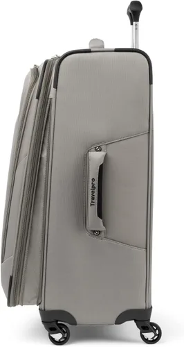 Miniatura 5 de Travelpro Maxlite 5 Softside - Equipaje expandible con 4 ruedas giratorias maleta ligera para hombres y mujeres Champán Cuadros mediano 25 pulgadas