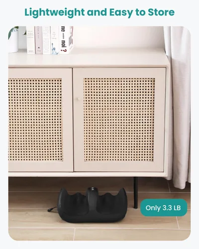 Miniatura 5 de Nekteck Masajeador de cuello y espalda beige y masajeador de pies portátil con calor FM12