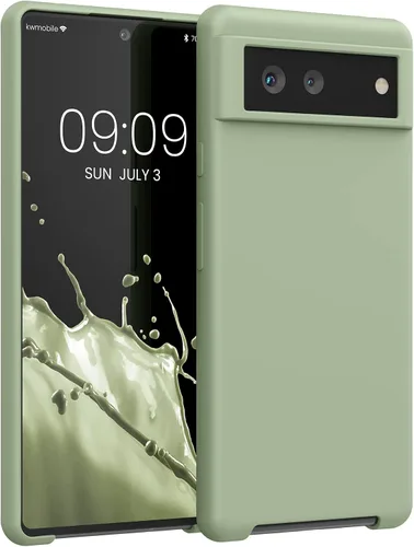 Miniatura 572 de kwmobile Funda Compatible con Google Pixel 6 Pro - Funda de teléfono de silicona TPU con acabado suave - Azul Arrecife