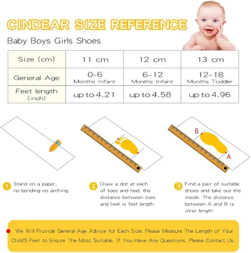 Miniatura 7 de CINDEAR Mocasines para bebés y niñas, bonitos zapatos de cuna para recién nacidos, tenis de poliuretano prewalkerpoliuretano, perfectos