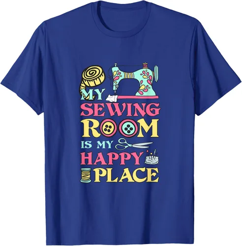 Miniatura 11 de Costura is my Happy Place diseño de una playera, mujer S, Arándano
