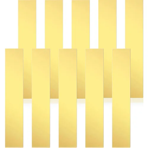Miniatura 8 de 8 piezas de hoja de latón, surtido de cuñas de latón, 6 pulgadas de largo x 3 pulgadas de ancho, 0.001 pulgadas, 0.002 pulgadas, 0.004 pulgadas