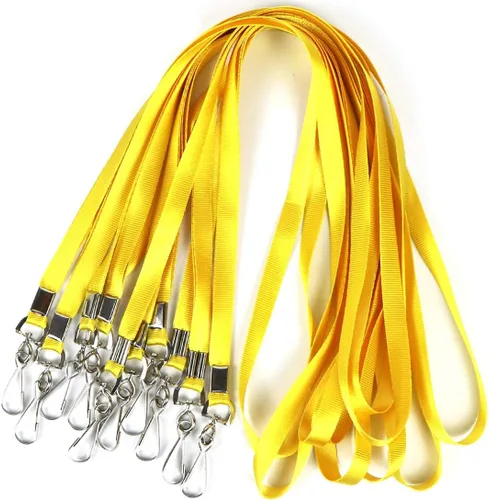Miniatura 12 de Bird Fiy Cordones a granel para insignias de identificación, paquete de 50 unidades, cordón plano de nailon para identificación