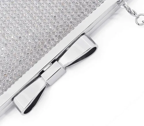 Miniatura 8 de Sumnn Bolsa de mano de noche, cóctel, graduación, diamantes de imitación brillantes, para novia y dama de honor, boda, fiesta, formal, para mujer