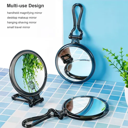 Miniatura 7 de 20x Magnifying Handheld Mirror - 2-Sided Hand Mirrors with 1X 20X Magnification, Adjustable Hand Held Mirror, Portable Small Travel Makeup Mirror