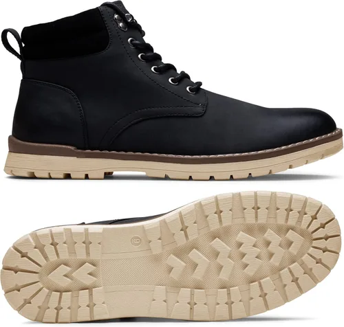 Miniatura 3 de Vostey Botas de senderismo impermeables para hombre, botas chukka casuales para hombres