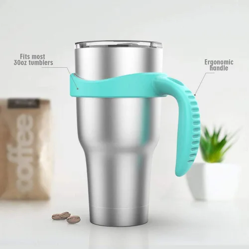 Miniatura 2 de Asa de vaso para taza enfriadora Yeti Rambler de 30 onzas, taza Rtic (estilo antiguo), Sic, Ozark Trail Grip y más tazas de vaso, sin BPA