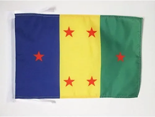Miniatura 443 de Bandera de México AZ FLAG, 45.7 x 30.5 cm, con cordones - Pequeñas banderas mexicanas de 30 x 45 cm - Bandera de 45.7 x 30.5 cm