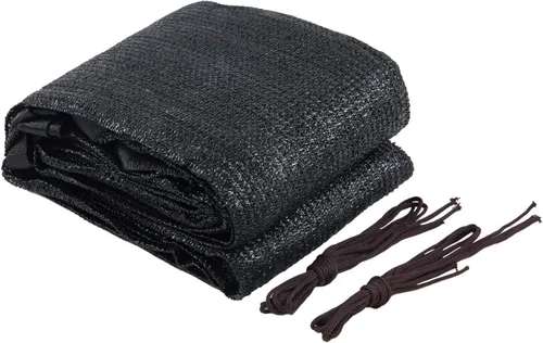 VICLLAX - Tela para Sombra de Jardín 50% Negra, Tela para Sombra Solar - Cubierta para Protección UV para Plantas, Exterior, Invernadero y Cuidado