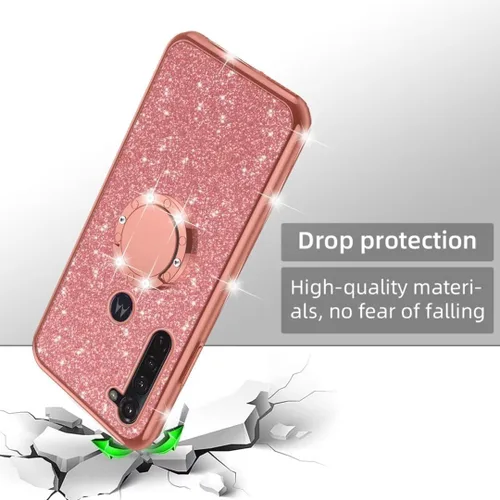 Miniatura 6 de Funda para Moto G Stylus (2020) Linda funda de silicona delgada de TPU de lujo con purpurina para Motorola G Stylus 2020 - Oro rosa