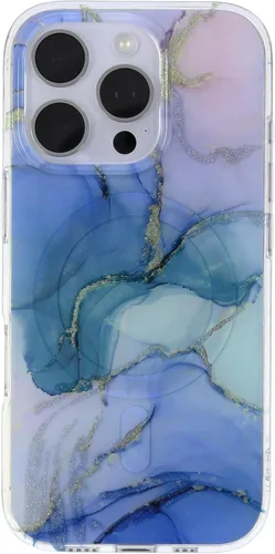 Miniatura 25 de Funda degradada para iPhone 14 Pro - Diseño multicolor degradado naranja y amarillo, resistente a los impactos y con imanes
