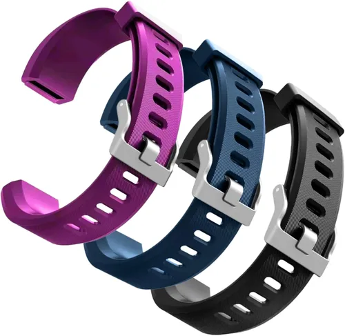 Miniatura 8 de Bandas de reloj de repuesto hoeslaw para ID115plus HR, conjunto de bandas de muñeca para monitor de actividad Very Fit Pro, correas de reloj