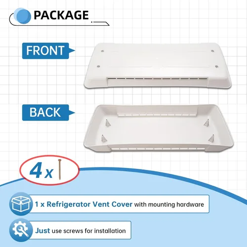 Miniatura 6 de HECASA Cubierta de Ventilación para Refrigerador de RV Compatible con Ventilaciones Dometic Tapa de Repuesto Directo Modelo Universal 65528