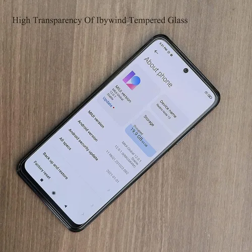 Miniatura 7 de Ibywind Protector de pantalla para Redmi Note 10 4G/Note 10 (no para Samsung Galaxy Note 10), con 2 piezas de vidrio templado, 1 protector de lente