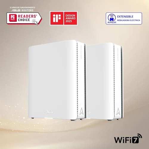 Miniatura 11 de ASUS RT-BE88U Router de rendimiento extensible AiMesh WiFi 7 de doble banda, 4K-QAM, MLO, puertos duales 10G, SFP+, 4 puertos 2.5G, 4 puertos 1G