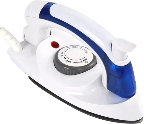 Miniatura 8 de Mini plancha de vapor para ropa, plancha portátil 2 en 1 en húmedo y seco, suela antiadherente, control de temperatura, mango antideslizante