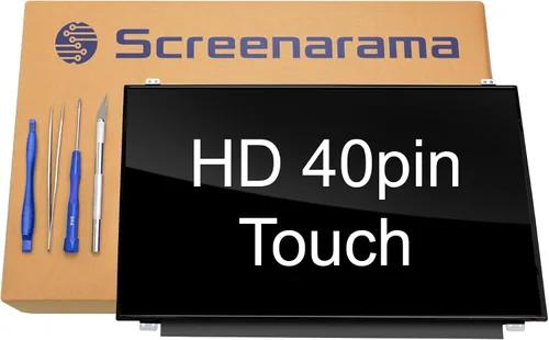 SCREENARAMA Nueva pantalla de repuesto para HP 15-AY041WM OnCell Touch, HD 1366x768, brillante, pantalla LCD LED con herramientas | 40pin Glossy HD