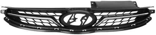 Miniatura 5 de Rejilla de parachoques superior compatible con Hyundai Elantra GLS/GL/L/Limited 2011 2012 2013