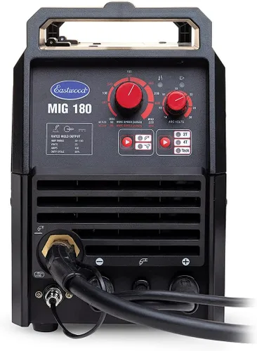 Miniatura 2 de Eastwood Máquina de soldadura MIG de 180 amperios voltaje dual 110V 220V con pistola de carrete para acero y aluminio