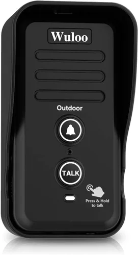 Miniatura 12 de Wuloo Timbre de intercomunicador inalámbrico para aula en casa, timbre electrónico impermeable con rango de 1/2 milla, 3 niveles de volumen, batería