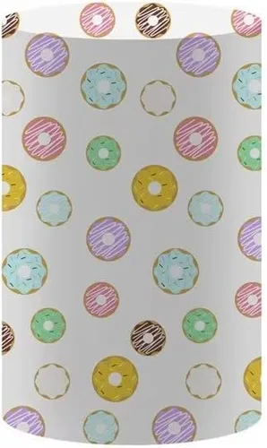 Miniatura 2 de Fundas de mesa cilíndricas con esmalte de dona blanca para dulces helados, dulces, fiestas, cubierta de pedestal, baby shower, niñas, decoración