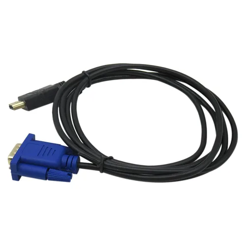 Miniatura 3 de Cable adaptador de convertidor de vídeo macho HDMI macho a VGA para PC DVD 1080P HDTV 6FT