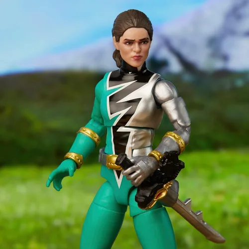 Miniatura 12 de Power Rangers Lightning Collection Dino Fury Green Ranger - Figura de acción a escala de 6 pulgadas, juguetes y figuras de acción para niños a
