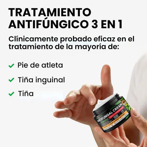 Miniatura 3 de Crema antifúngica para pie de atleta, tiña y tiña inguinal - Clotrimazol 1% Hecha en Estados Unidos - Crema extra fuerte para tiña, tiña inguinal