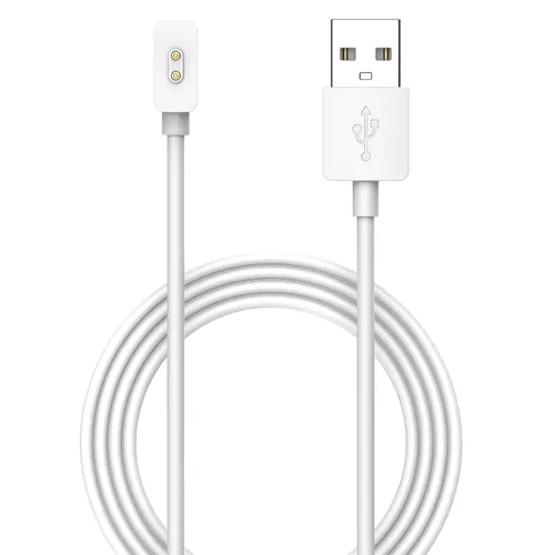 Cable de carga para Redmi Watch 3/3 Lite/3 Active/Band 2/Xiaomi Smart Band 8WATCH Parts (60CM Blanco)