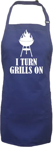 Miniatura 4 de zerogravitee Delantal I Turn Grills On con 2 bolsillos de parche