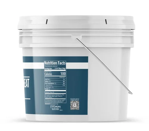 Miniatura 2 de Earthborn Elements Harina de trigo sarraceno cubo de 1 galón, sin gluten, para hornear