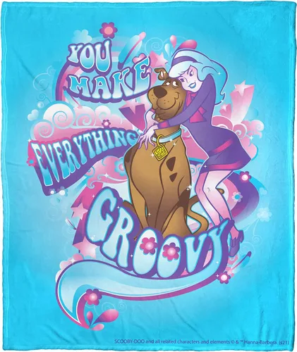 Miniatura 7 de Northwest Scooby Doo - Manta de seda táctil, 50 x 60 pulgadas, equipo de perros