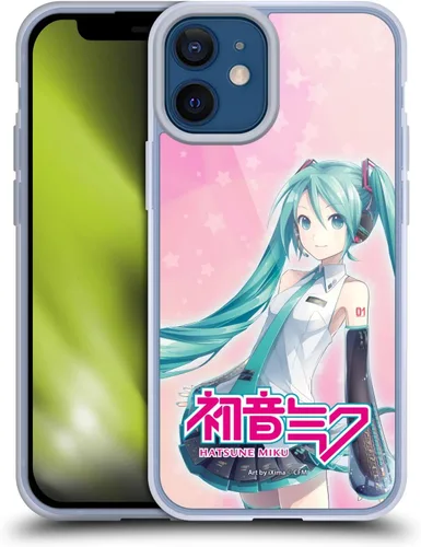 Miniatura 194 de Head Case Designs Licencia Oficial Hatsune Miku Gráficos Lindos Carcasa de Gel [Protección de Grado Militar] Compatible con Apple iPhone 7