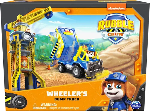 Miniatura 9 de Rubble & Crew, Wheeler's - Juguete de camión volquete con piezas móviles y una figura de acción coleccionable, juguetes para niños a partir de 3