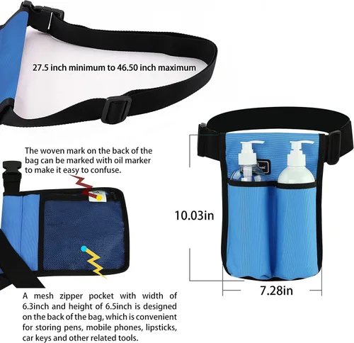 Miniatura 3 de Bolsa de botella de masaje, funda para masaje, funda para masaje, loción de masaje, funda de aceite de masaje (YR-1KD-negro)