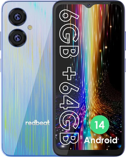 Miniatura 10 de Redbeat Teléfonos celulares Android 14 desbloqueados D5 8 núcleos 1.6GHz procesador 6.52 pulgadas IPS, 5000mAh, 6GB RAM 64GB ROM expandible 1TB