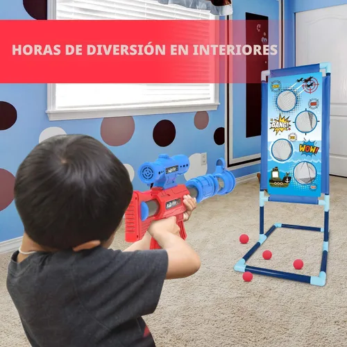 Miniatura 5 de YEEBAY - Juguete de disparos para niños de 6, 7, 8, 9 o 10 años en adelante, 2 pistolas de aire y objetivo de disparo y 24 bolas de espuma, regalo