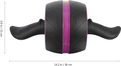 Miniatura 5 de Rueda de rodillo abdominal de rebote automático, equipo de fitness para gimnasio en casa, entrenamiento de fuerza central y entrenador abdominal