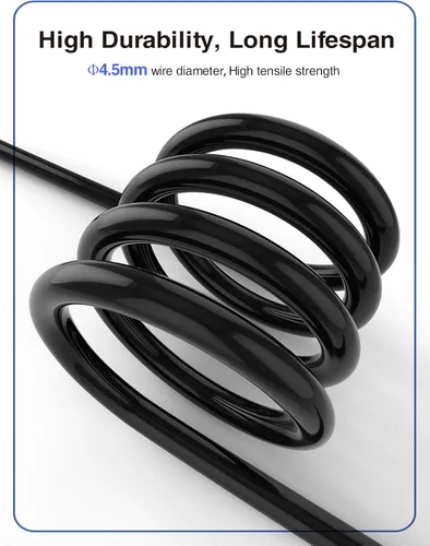 Miniatura 3 de Paquete de 2 cables de extensión de alimentación VOLTKARE de 12 V CC, conectores macho a hembra de 0.217 x 0.083 in, cable adaptador de corriente